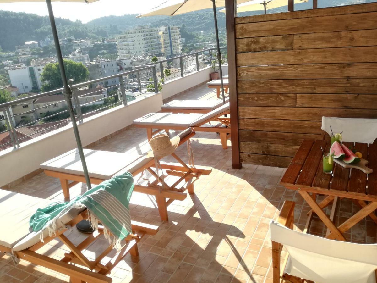 Bourbos Summer Rooms Himare Buitenkant foto